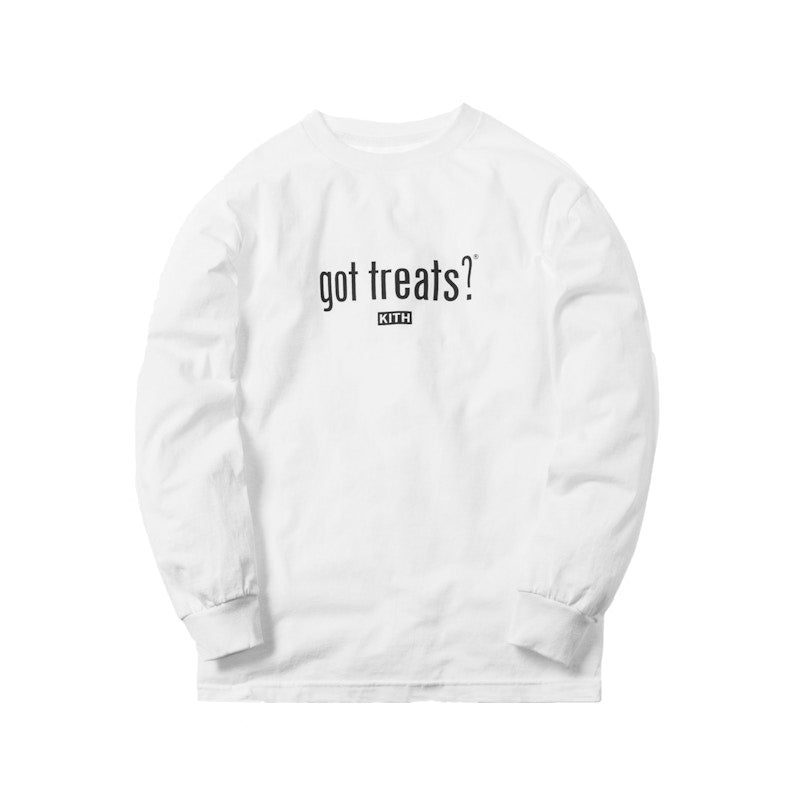 Kith Treats x Got Milk L/S Tee White
