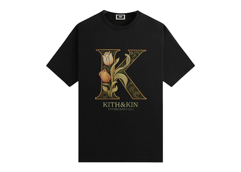 Kith Tulip K Tee Black