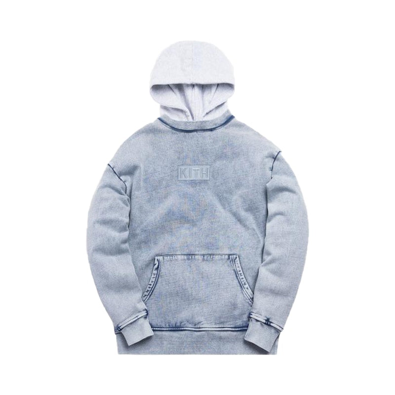 Kith Two Tone Indigo Hoodie Medium Indigo
