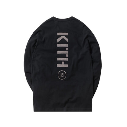 Kith US Spades L/S Tee Black