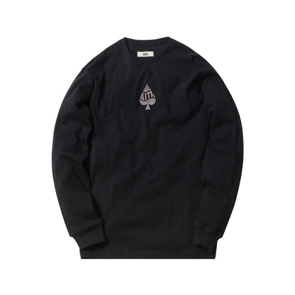 Kith US Spades L/S Tee Black