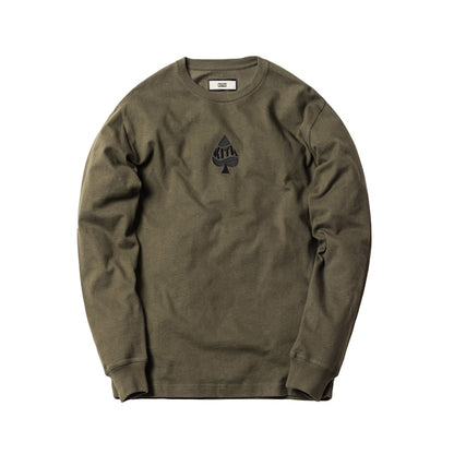 Kith US Spades L/S Tee Olive
