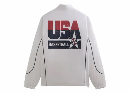 Kith USA Basketball Jersey Logan Jacket White
