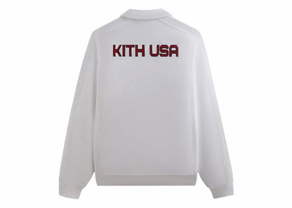 Kith USA Basketball Nelson Collared Pullover White