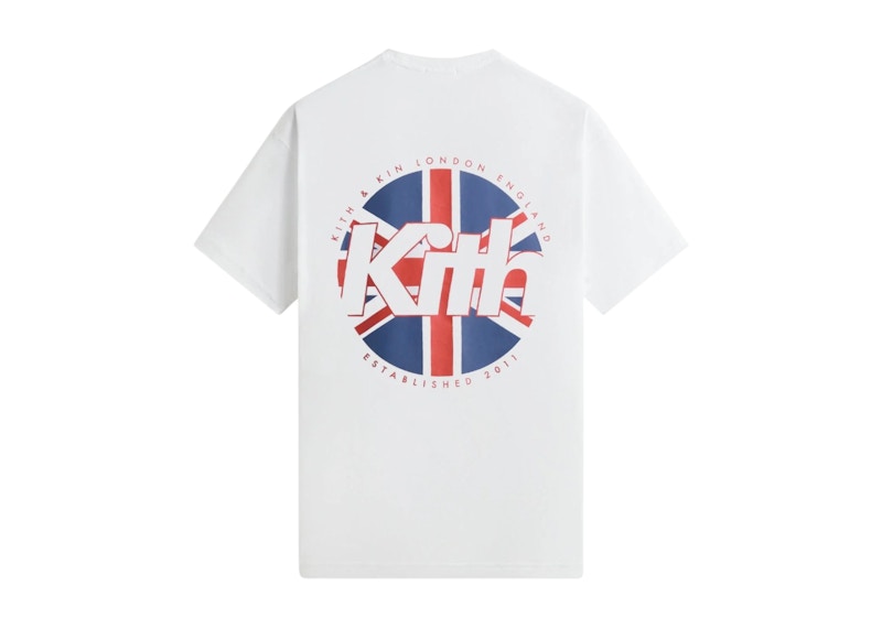 Kith Union Jack Shield Vintage Tee White