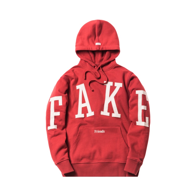 Kith Us Fake Friends Hoodie Red