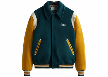 Kith Varsity Wool Coaches Jacket Fairway