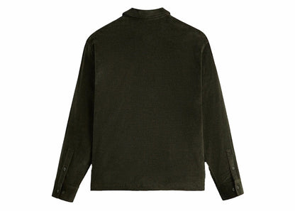 Kith Velour Tweed L/S Boxy Collared Overshirt Cypress