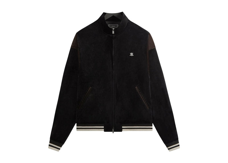 Kith Velvet Rui Track Jacket Black