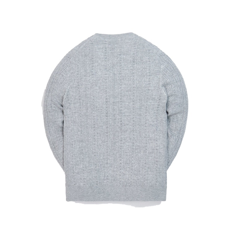Kith Vintage Tilden Crewneck Sweater Grey