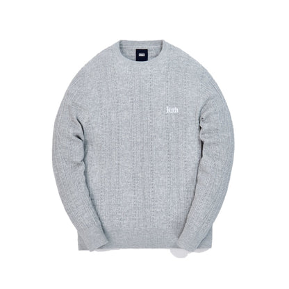 Kith Vintage Tilden Crewneck Sweater Grey
