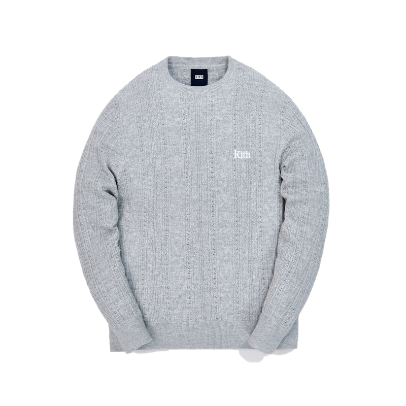 Kith Vintage Tilden Crewneck Sweater Grey