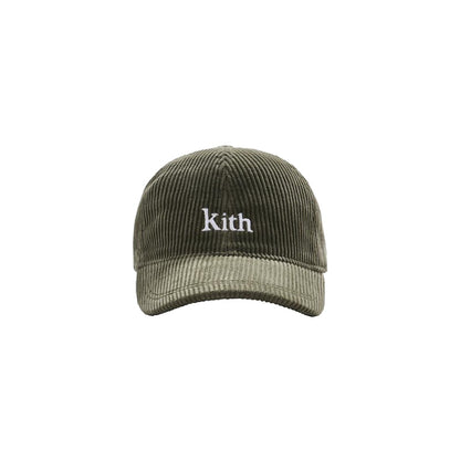 Kith Washed Cord BG Cap Olive