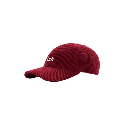 Kith Washed Cord BG Cap Red