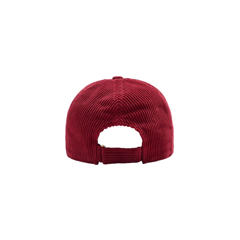 Kith Washed Cord BG Cap Red
