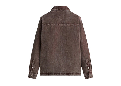 Kith Washed Corduroy Brixton Puffed Shirt Jacket Saddle