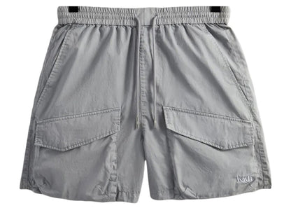 Kith Washed Cotton Boreum Cargo Pocket Short Light Indigo