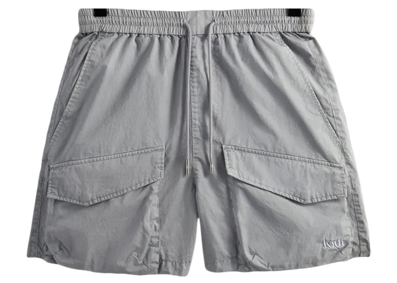 Kith Washed Cotton Boreum Cargo Pocket Short Light Indigo
