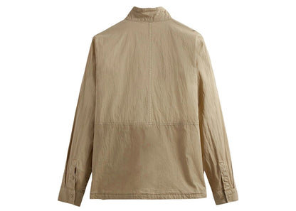 Kith Washed Cotton Zip Front Wolcott Shirt Canvas
