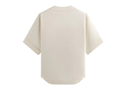 Kith Washed Denim Willis Baseball Shirt Sandrift