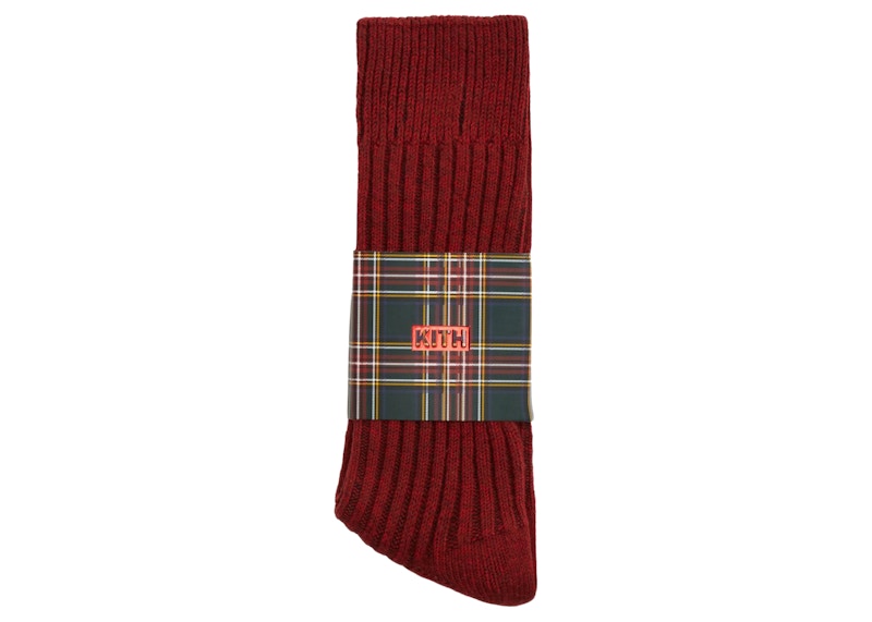 Kith Willet Marled Crew Socks Pyre