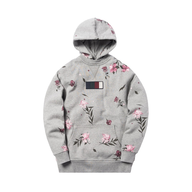 Kith Williams 2 Floral Hoodie Heather Grey