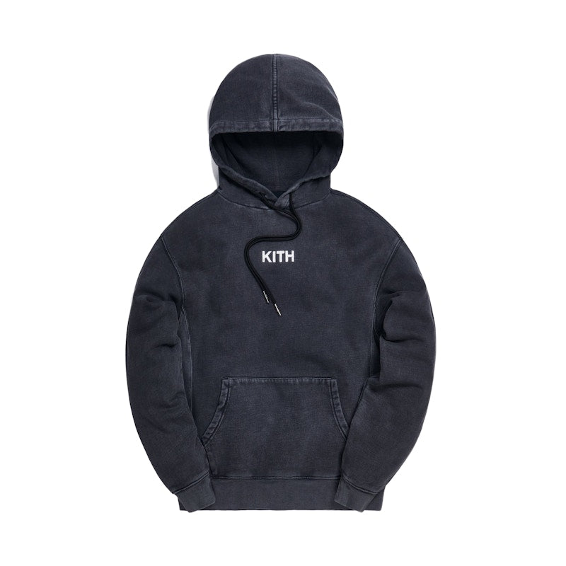 Kith Williams III Crystal Wash Fleece Hoodie Black