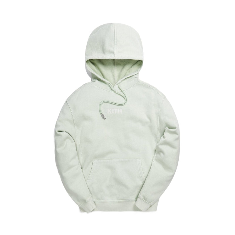 Kith Williams III Crystal Wash Fleece Hoodie Mint