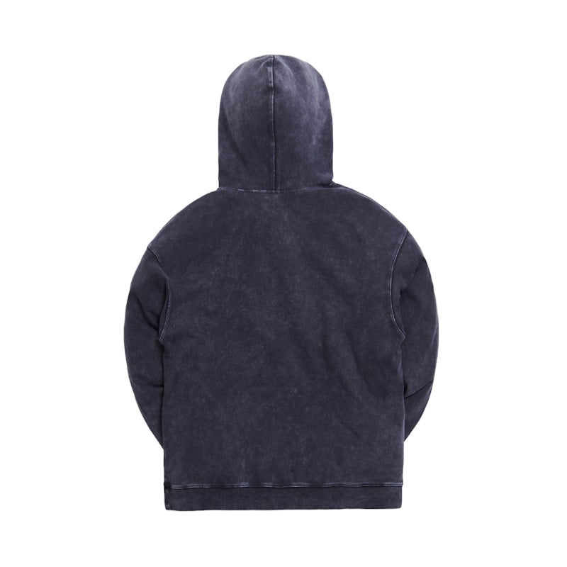 Kith Williams III Crystal Wash Hoodie Moonless Night