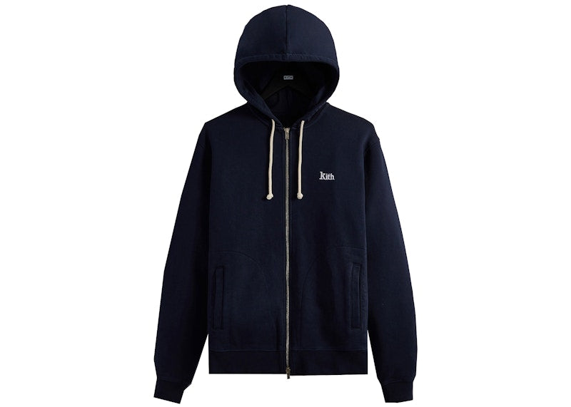 Kith Williams V Zip Up Hoodie Nocturnal