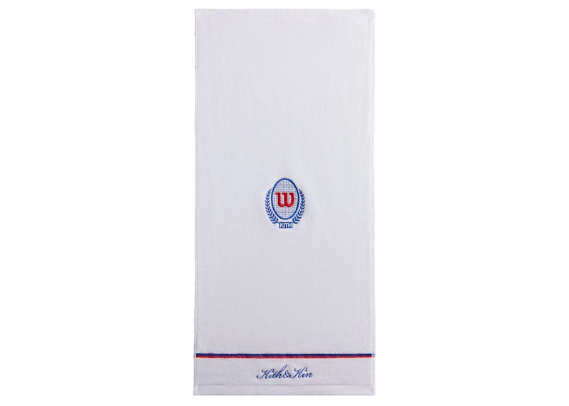 Kith Wilson Crest Sweat Towel White