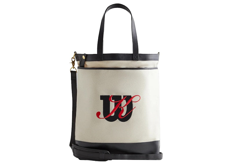 Kith Wilson Leather Trimmed Do All Tote White Alyssum