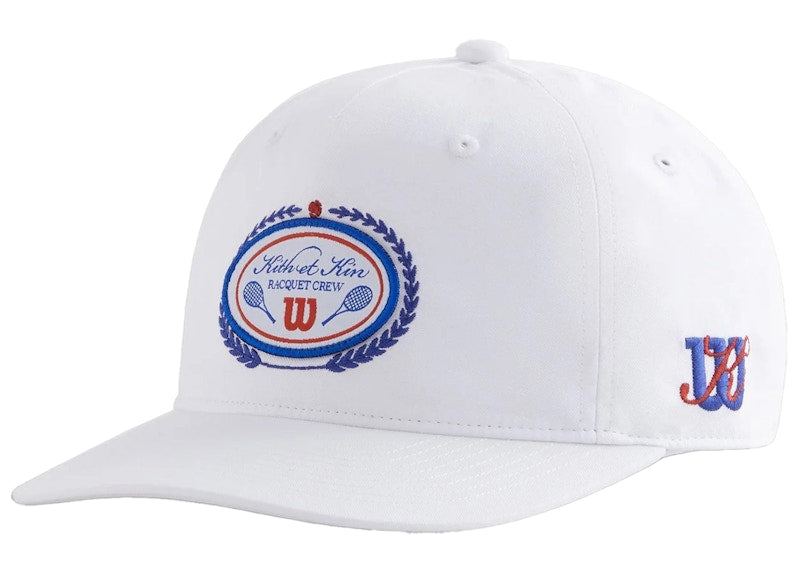 Kith Wilson Relaxed Oxford Pinch Crown Snapback White