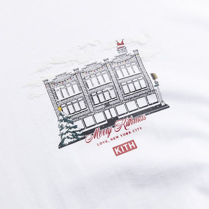 Kith Winter City New York L/S Tee White