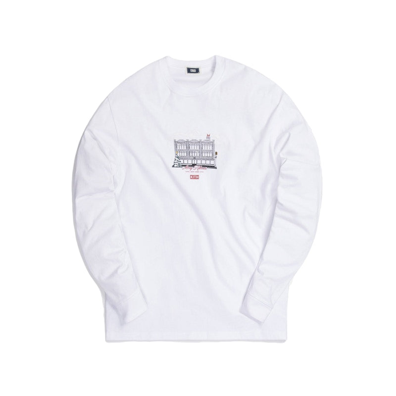 Kith Winter City New York L/S Tee White