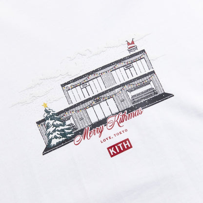 Kith Winter City Tokyo L/S Tee White