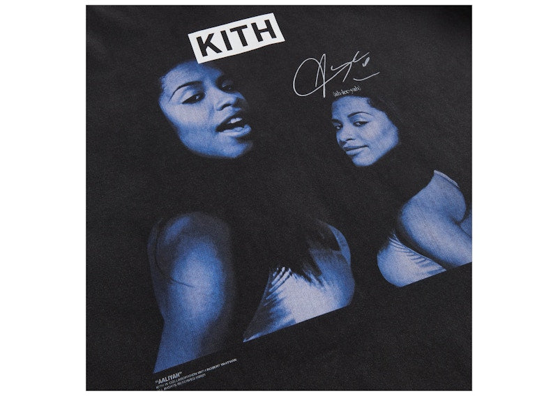 Kith Women Aaliyah Are You That Somebody Vintage Tee Black