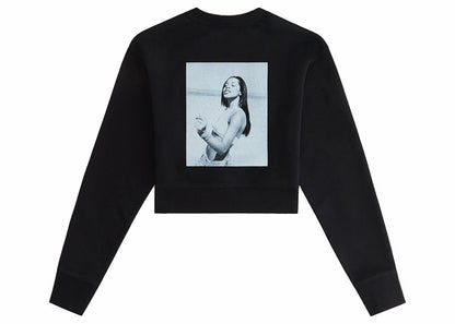 Kith Women Aaliyah Babygirl Lynn Cropped Crew Black
