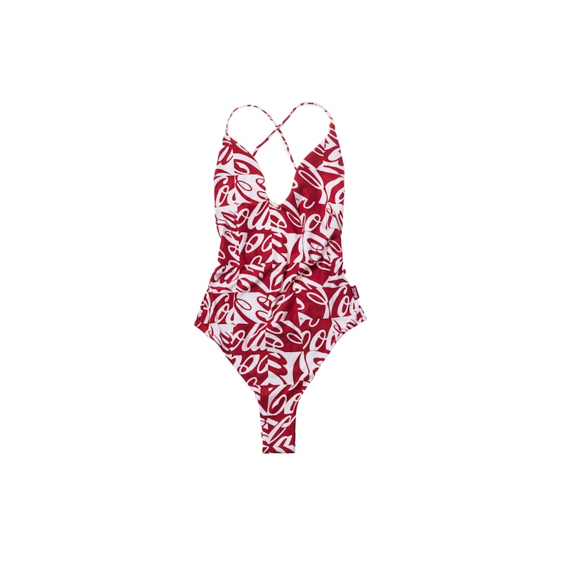 Kith Women x Coca-Cola Swim One Piece Red