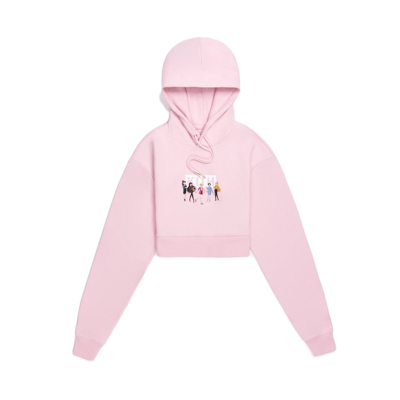 Kith Women x Sailor Moon Alexa Cropped Hoodie Pink
