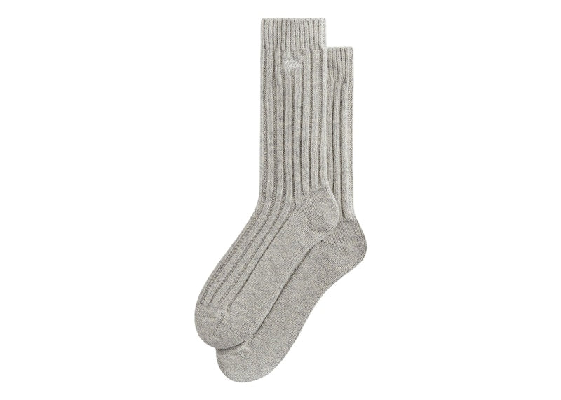 Kith Wool Socks Light Heather Grey