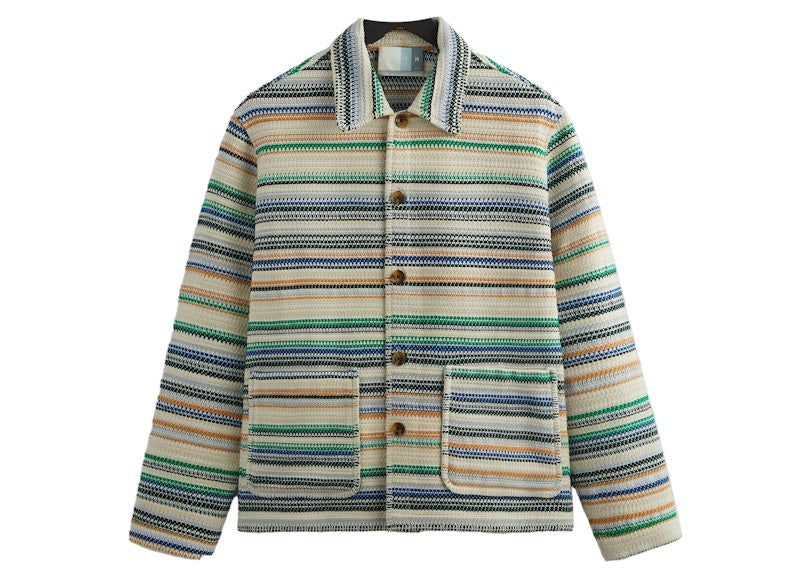 Kith Woven Stripe Coaches Jacket Current