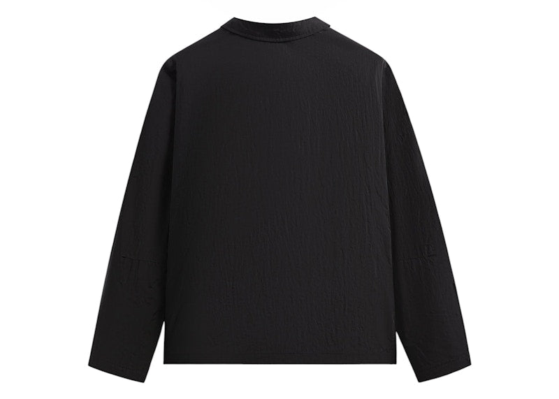 Kith Wrinkle Nylon Jonas Coaches Jacket Black