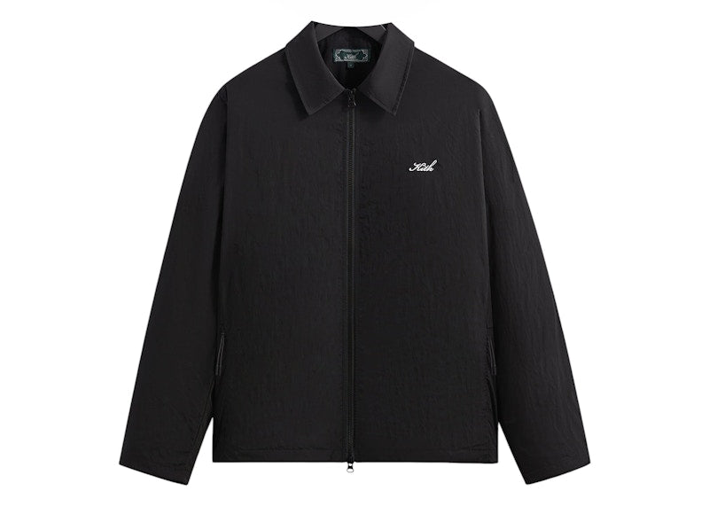 Kith Wrinkle Nylon Jonas Coaches Jacket Black