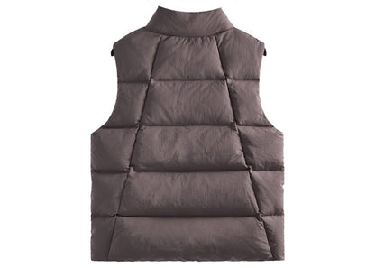 Kith Wrinkle Nylon Midi Vest Thunder
