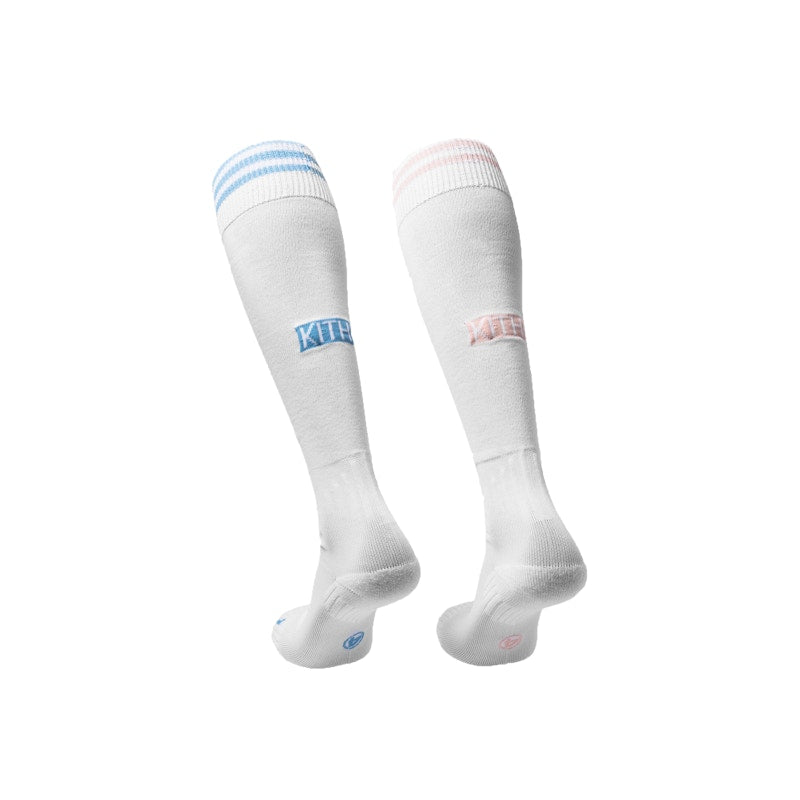Kith adidas Soccer Flamingos Away Match Sock White