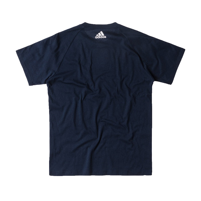 Kith adidas Soccer Flamingos Home Adi Logo Tee Navy