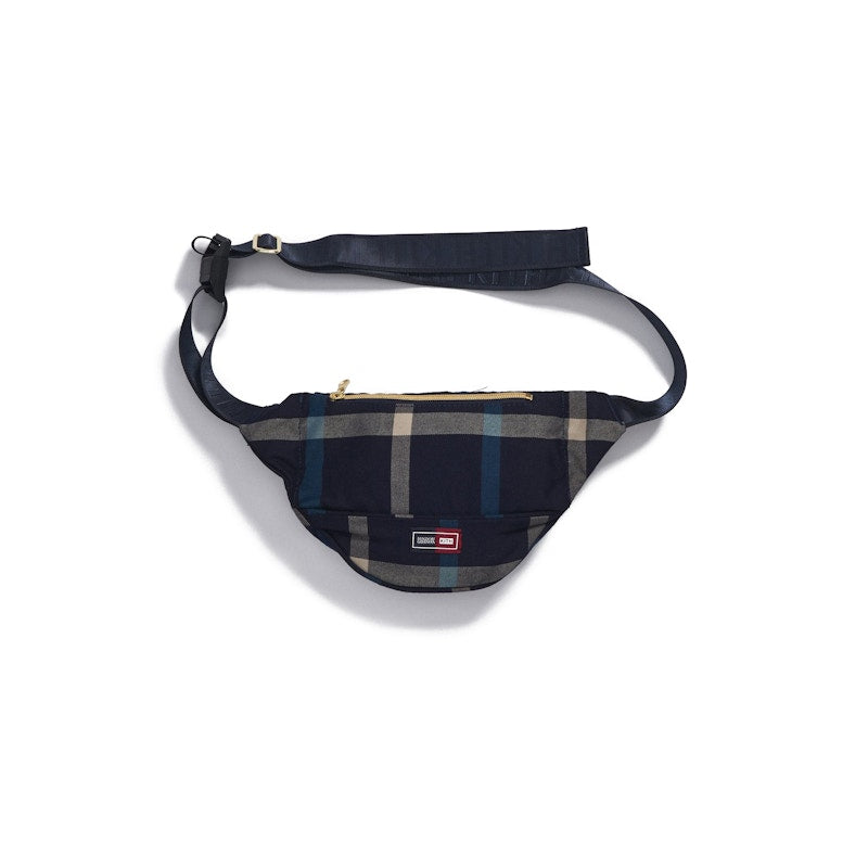 Kith for Bergdorf Goodman Astor Plaid Waist Bag Blue