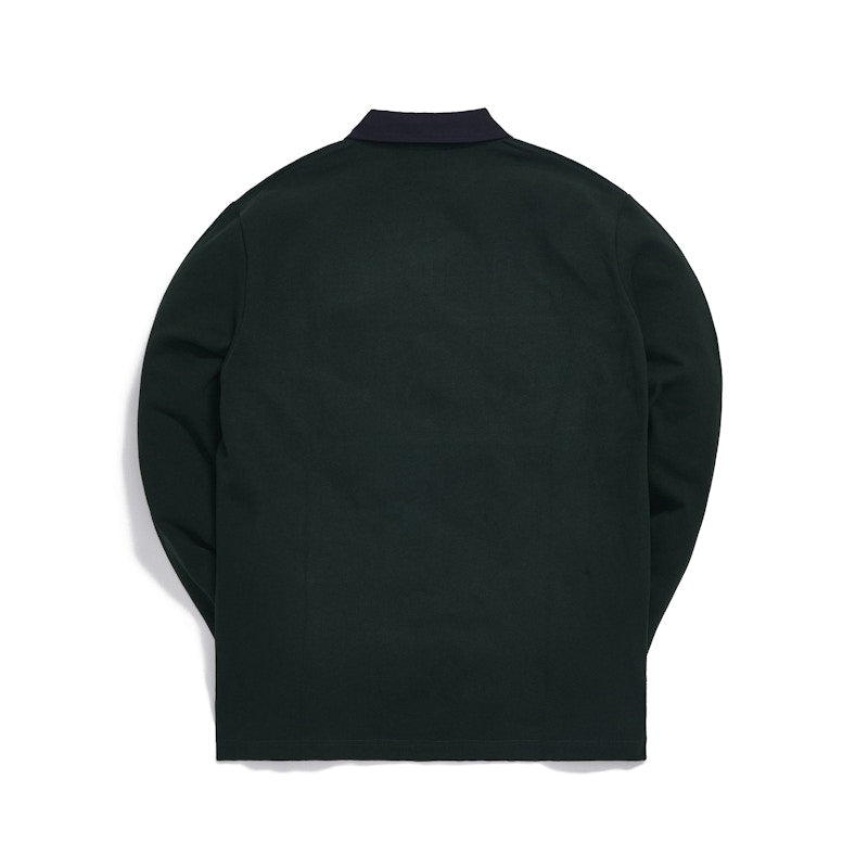 Kith for Bergdorf Goodman L/S Quarter Zip Forest Green