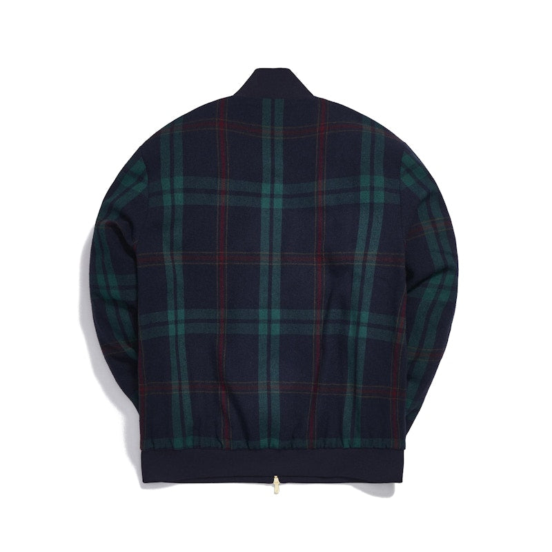 Kith for Bergdorf Goodman Lewis Track Jacket Navy/Green Plaid